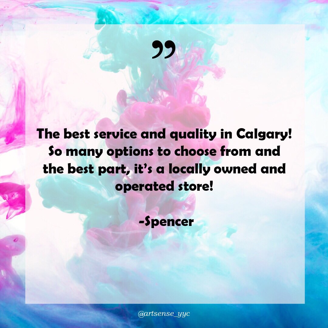 We love our customers, and love hearing what they think about our services! #customerreviews #artsenseyyc #artsensecanada #yycnow