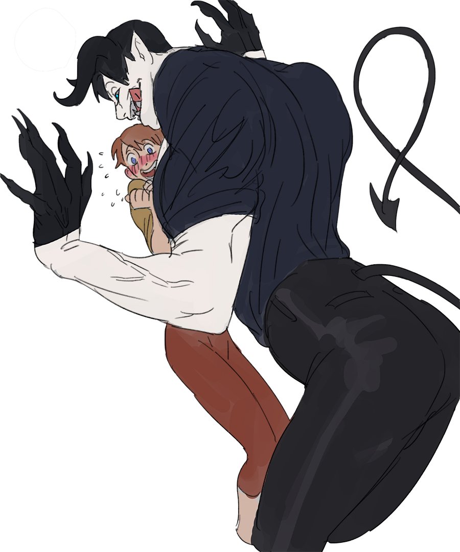 dani on Twitter: "@bwusagi omg being pressed by a demon boi's big...