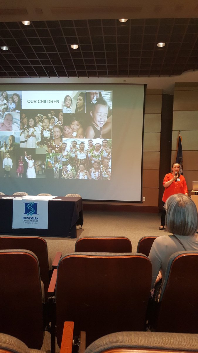 Fahina Tavake-Pasi from NTAS speaks on cancer disparities facing the Pacific Islander population in Utah. HPV vaccination and awarenes is low in the population, and much work needed to address barriers #imwhpv ignite