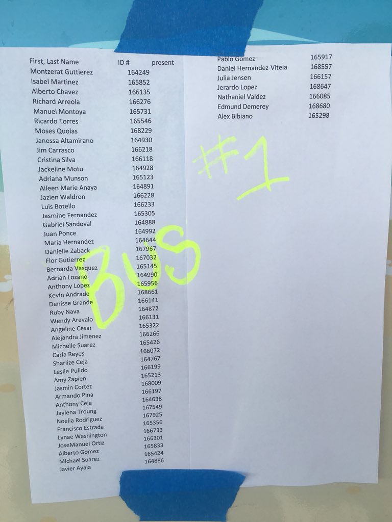 cihs_co2018's tweet photo. Bus Lists https://t.co/q2GYDPKUyF