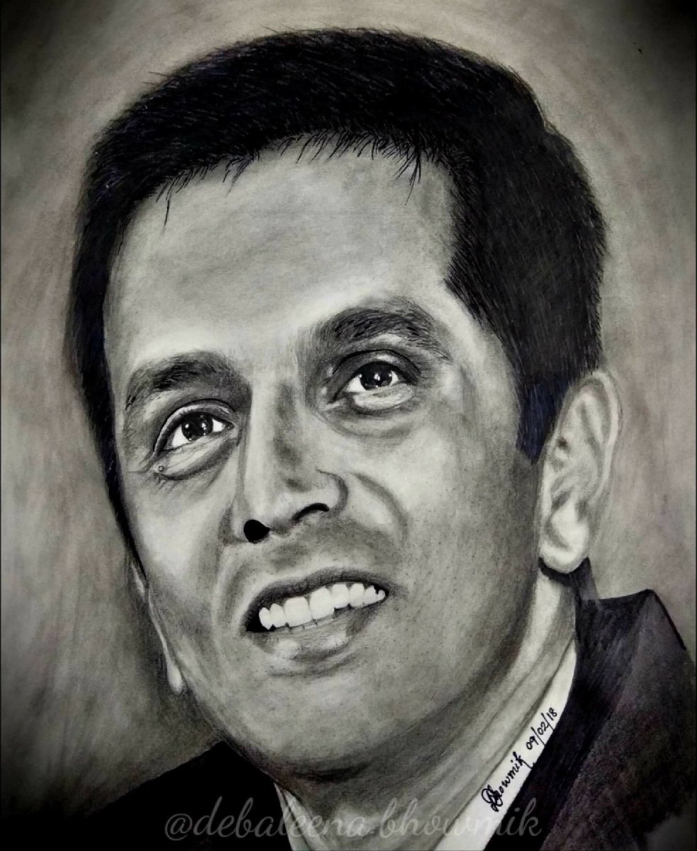 Dhimanroyart   The Wall aka Rahul Dravid  The indomitable force who  was instrumental in our teams performance in the past and what a splendid  job hes doing in shaping our