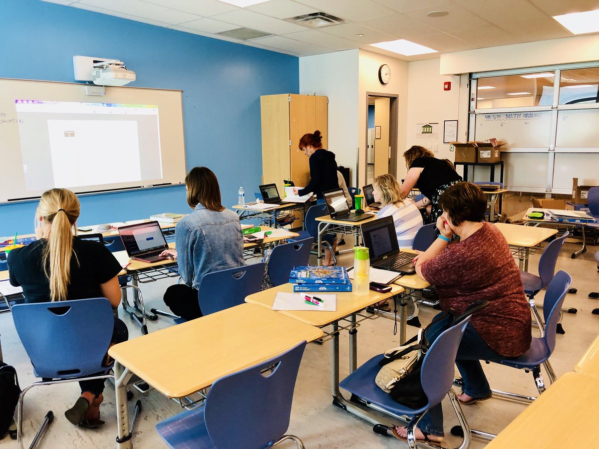 stacyhughes26's tweet photo. At Strongsville Middle School with some awesome middle school math teachers for Big Ideas Math Modeling Real Life Implementation Training! Love these teachers!#BIGIdeasMath    #NationalGeographicLearning #Math is Fun #ModelingRealLife @BigIdeasMath @ExploreInside @strongsvillecs https://t.co/1UXi82Klou