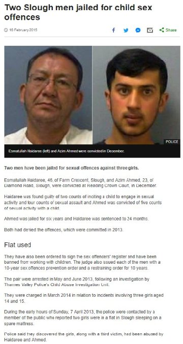 Las Bandas De Pe!   derastia Y Prostitucion Infantil Paquistanies En Ru - dos hombres esmatullah haidaree y azim ahmed encarcelados por agredir sexualmente a 3 ninas archive is 5tveb