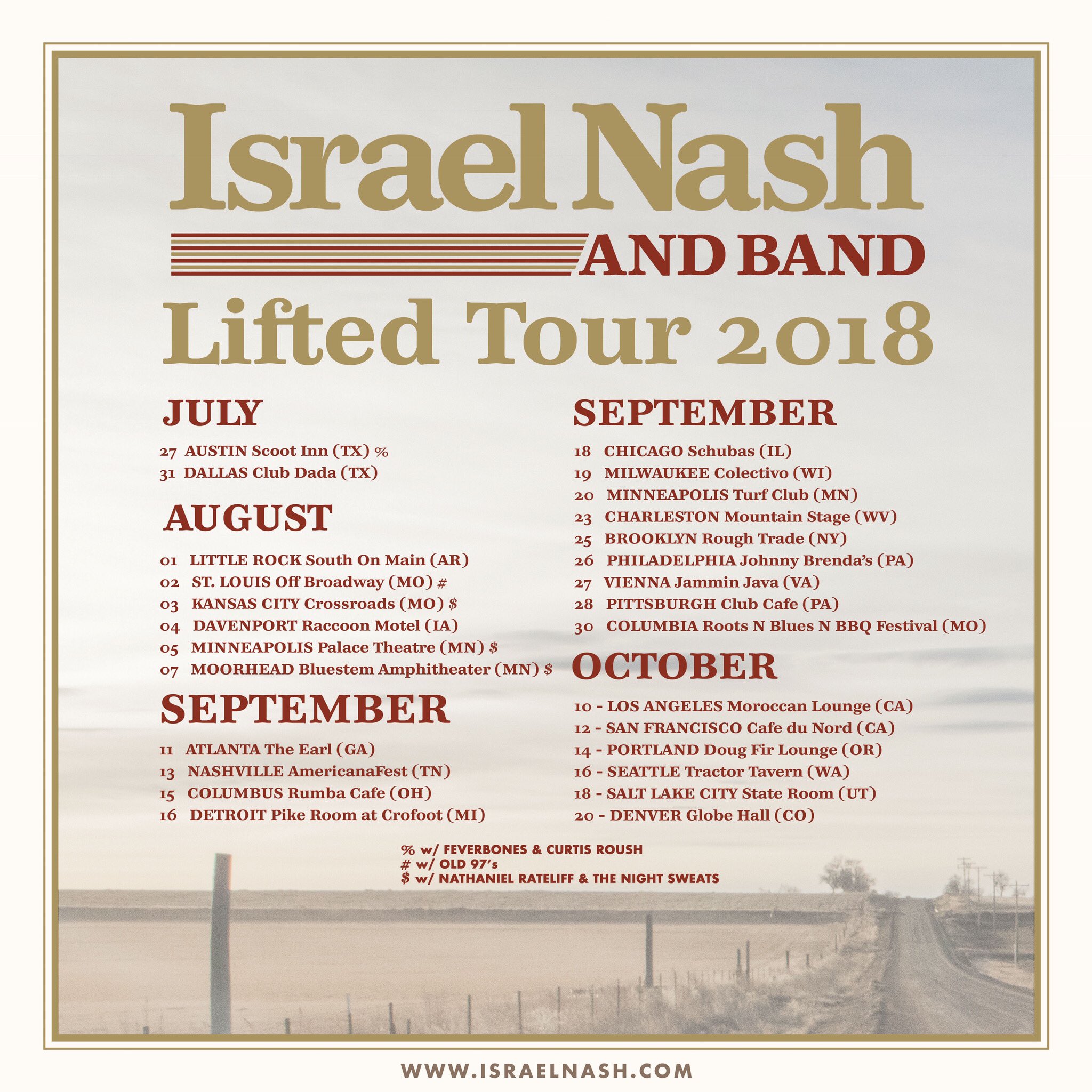 Israel Nash The Lifted Album Release Tour Is Now On Sale We Re Hitting A Bunch Of Cities Across The Country This Summer And Fall Let S Rock Grab Your Tickets