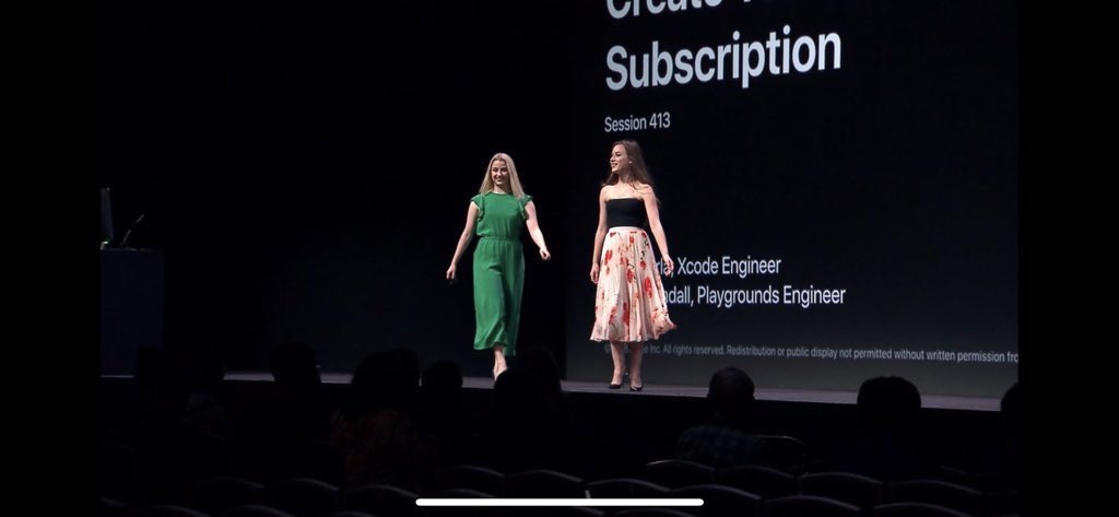 realDanUrsu's tweet photo. Would like to thank Apple and all women speakers for empowering and sending a strong message about women in the tech industry. Doing a live workout while talking about new watch features and talking to your child? No problem for women! Inspiring #WWDC18 https://t.co/LyGGhsTSYP