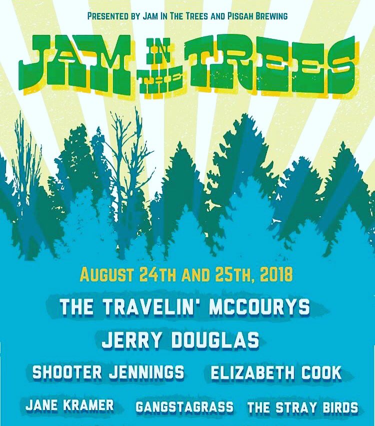 Heya Asheville music lovers (that's everyone in Asheville right?!)- Heres a friendly reminder that we'll be with you for @jaminthetrees this August- So many amazing artists incl Grab those tix while they're hot!