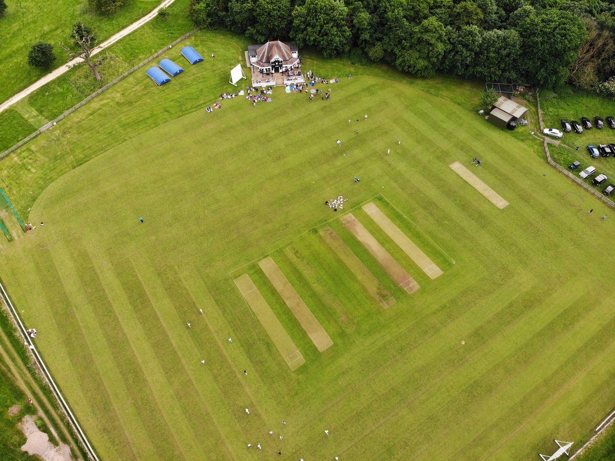 JBiggsPhoto's tweet photo. Burghley Park’s pitch looking fantastic this evening #cricket https://t.co/sISzPjPgnp
