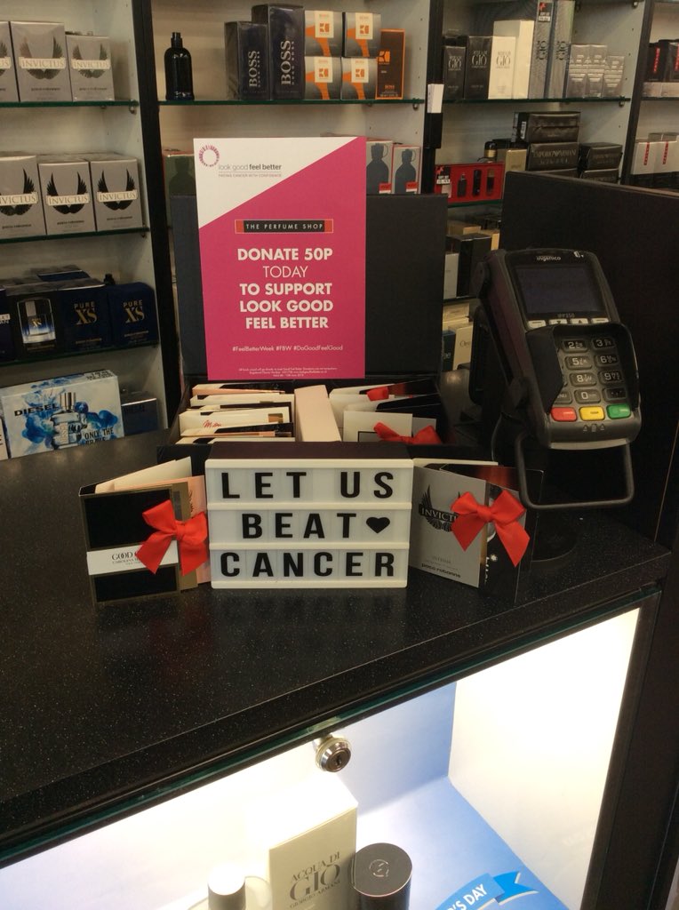 TPS_MKSD503's tweet photo. This week we are fundraising for 🌸LOOK GOOD FEEL BETTER🌸   donate 50p towards this amazing charity and receive free samples as a thank you from us to you💗💗💗#LookGoodFeelBetterUK @ThePerfumeShop @TPS_MKSD503 @sam2v2016 @jodithwilson @ems_1998 @zoe https://t.co/khTxUmpuvE