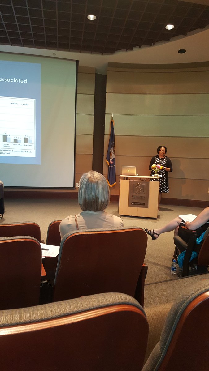 Education, trust and availability needed to increase acceptability of alternative settings for HPV vaccination among African American parents and kids- Dr. Cunningham-Erves #imwhpv