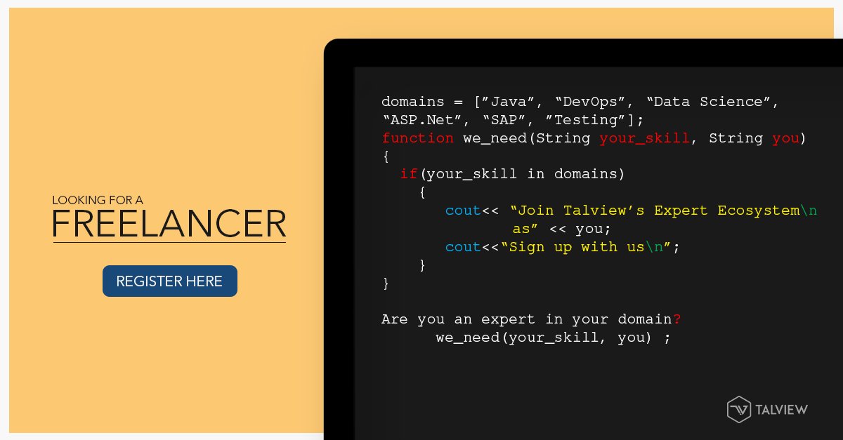 Talview Are You A Subject Matter Expert Talview Is Looking For Experts Who Can Create Questions In Their Areas Of Expertise To Know More Visit T Co Pzjlpjunno Bigdata Devops Testing Datascience