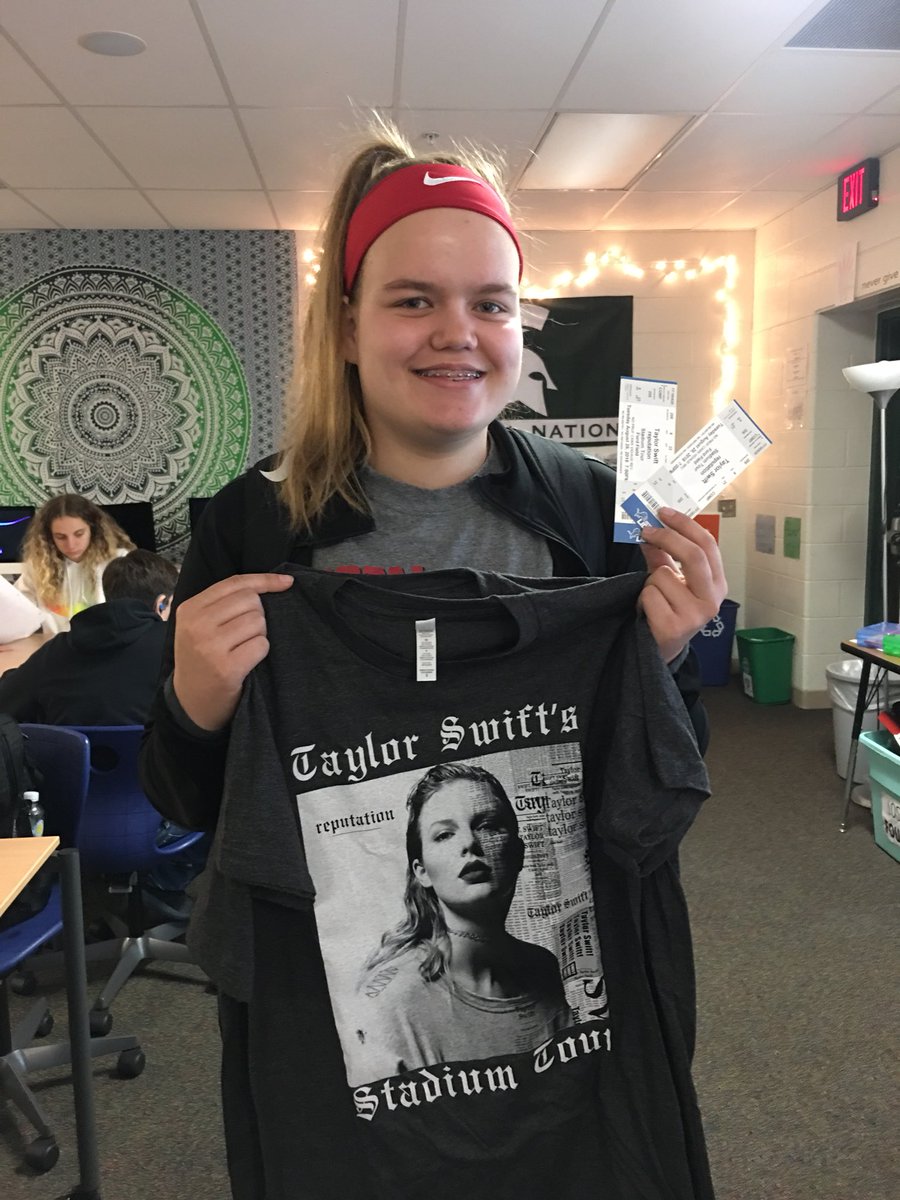 NoviCatsEyeNews's tweet photo. Congratulations Sophomore Mollie Lipson on winning the two free Taylor Swift tickets. https://t.co/8CCYXCzFjO