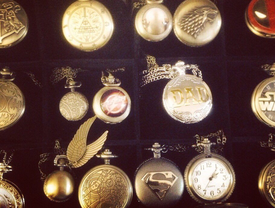 GalacticAttic's tweet photo. Father’s day pocket watchers! :) https://t.co/h9GcrWvuYt
