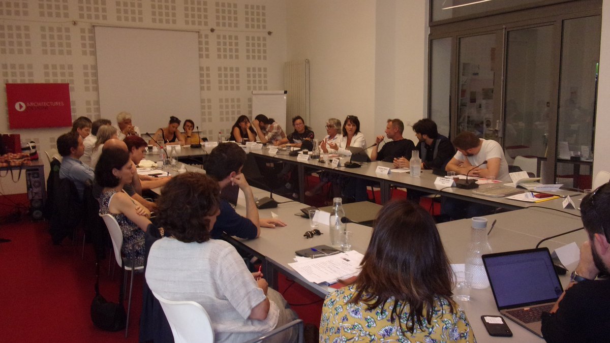 sophiemolines's tweet photo. #ITRGS "informelle et essentielle" forever à #Marseille @croapaca #réflexion, #partage #projection et #visite d'étude #logement #social quand Le Corbusier montrait l'exemple #LoiELAN #teamarchi https://t.co/zysBzE3DdB