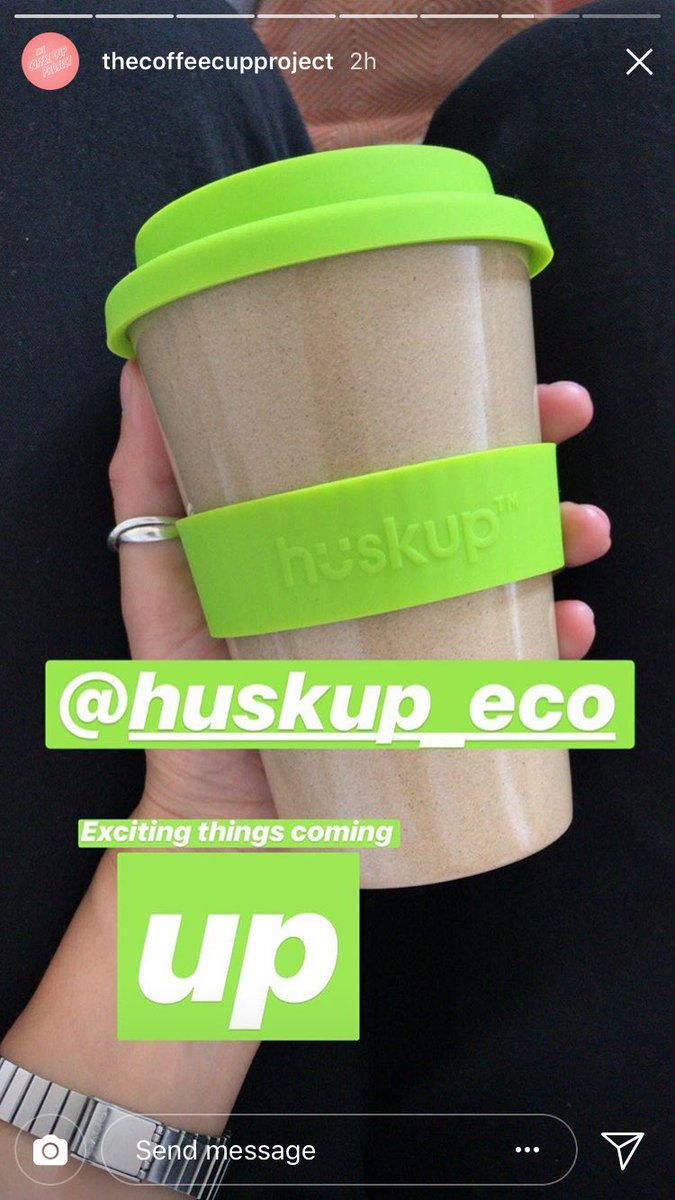 coffeecuproject's tweet photo. Exciting things are happening with these eco cups!!! @huskup_eco #resuable #SayNoToPlastic #saynotosingleuse https://t.co/edqwFkTgu7