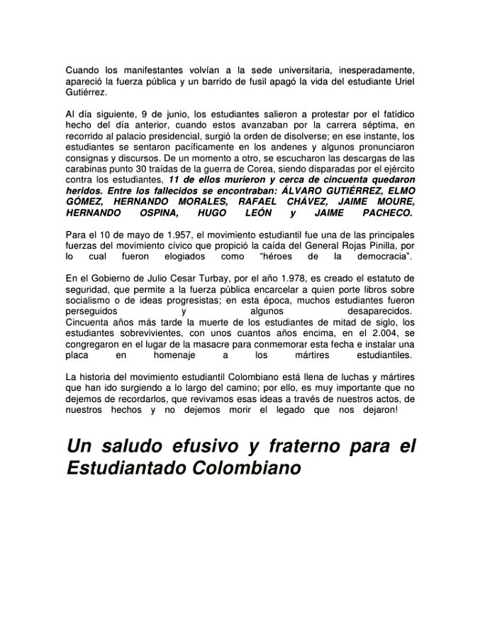 PrognegociosUG's tweet photo. Colombia: 8 y 9 de junio - conmemoración del día del estudiante https://t.co/JaOl7vvb9z