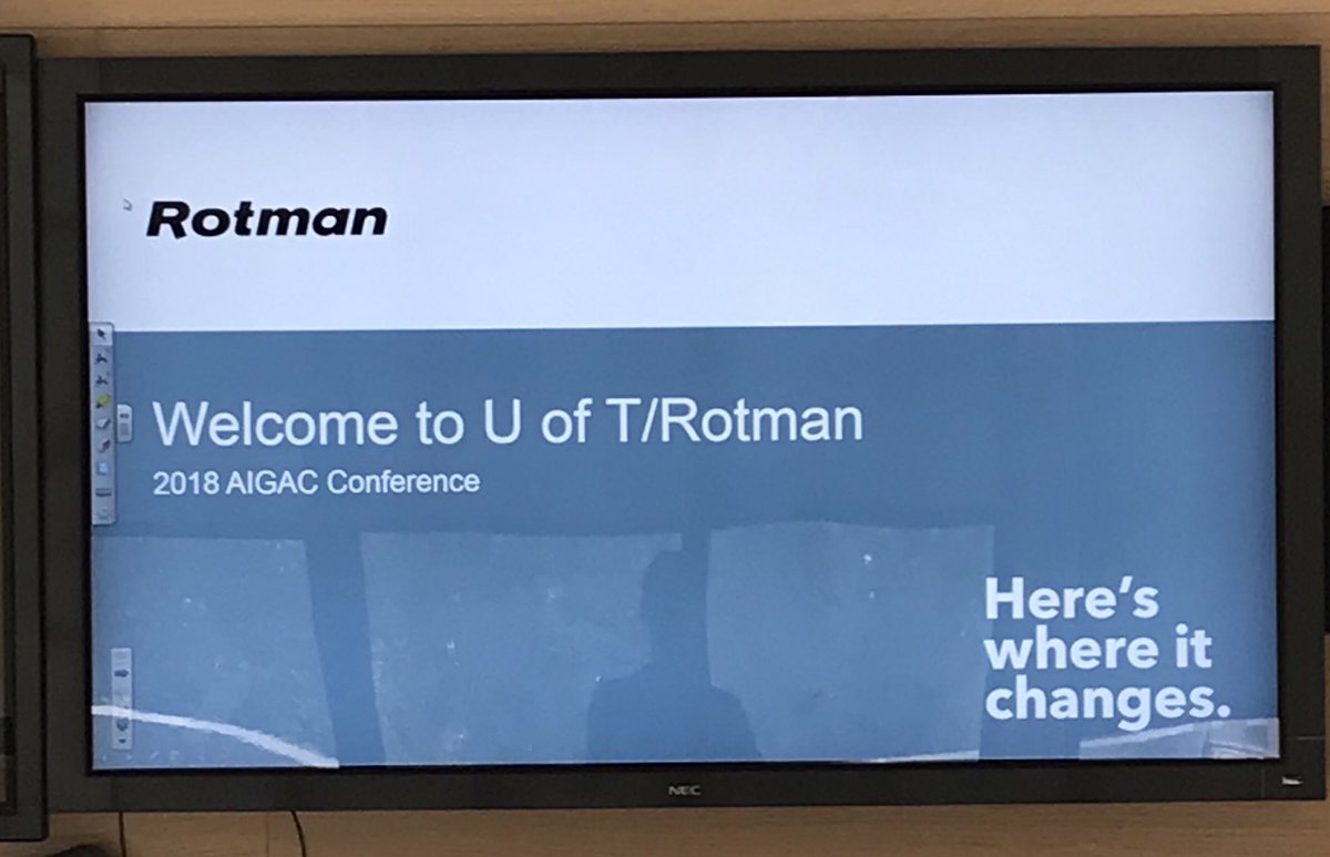 ApplicantLab's tweet photo. Kicking off a great day learning about how @rotmanschool is transforming #MBA education! #hereswhereitchanges #AIGAC18 https://t.co/JsbWIDNLLI