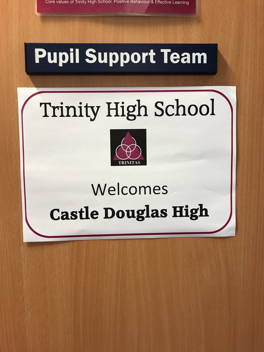 We had a lovely visitor’s from Castle Douglas High in the nurture room this morning