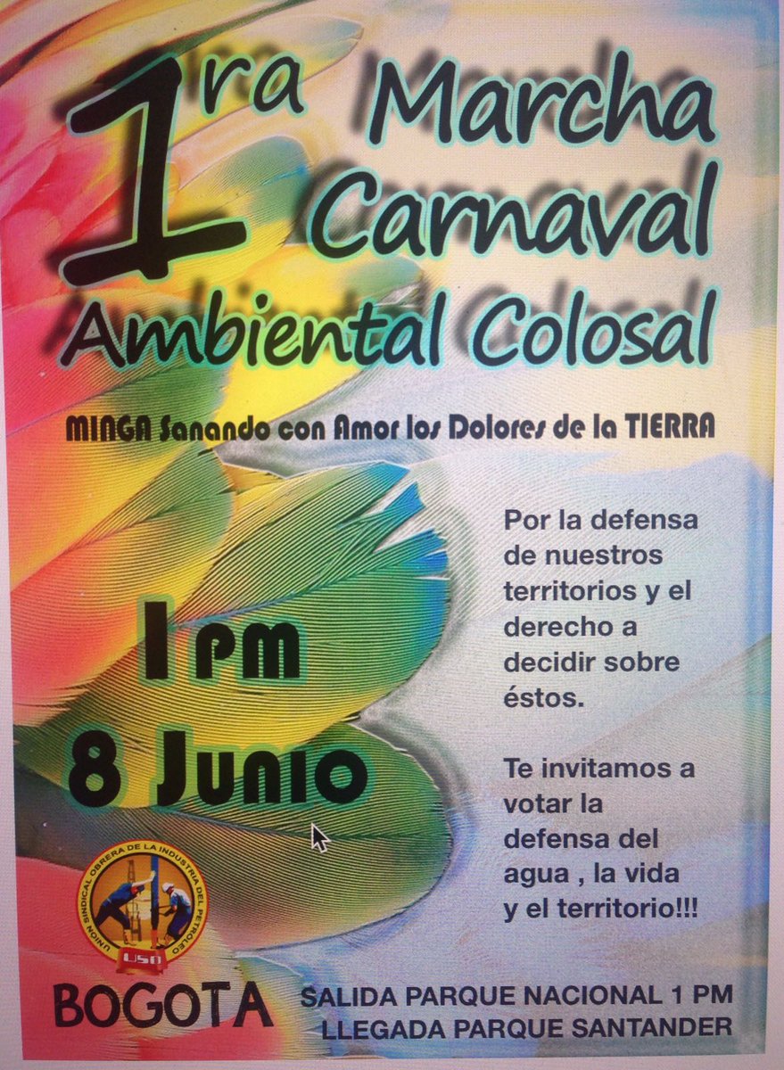 SURrealidades invita a la Marcha Carnaval Ambiental