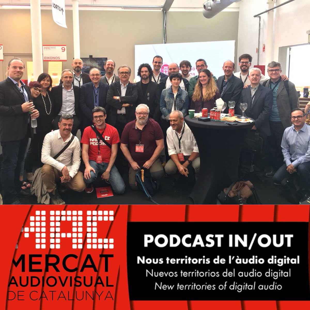 Radio_20's tweet photo. @luismipedrero @audiovisualMAC @aormaechea @mjesusespinosa @gzumeta @izuzquiza @sunne @manologarrido @KnowMediaLab @tommyferraz @molo_cebrian Muchas gracias a ti @luismipedrero y a todo el equipo del Obs @OCCInCom @UABBarcelona y del @audiovisualMAC @rocaumbertfa @granollers #MAC2018 #PodcastINOUT #UnitedWeStand el proximo hashtag es #AudioStorytelling https://t.co/qOA477Uk6h