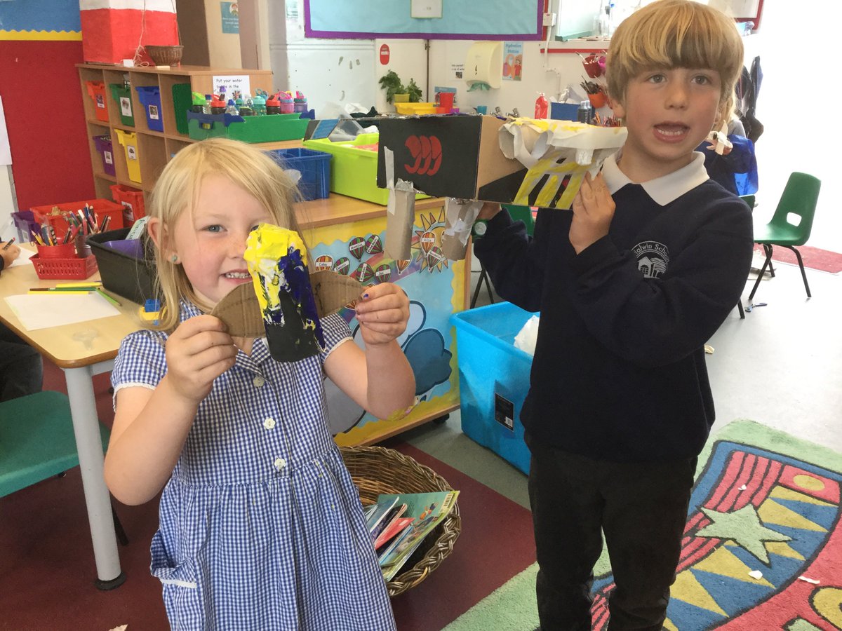 halwinhead's tweet photo. We made blue tits from things in our junk modelling box too! @BBCSpringwatch #wildacademy https://t.co/e7hUOKI263