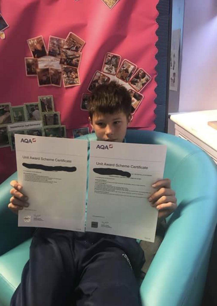 Sevenhills___'s tweet photo. 2 young people in #plgclyde receiveing their certificates for their hard work and completion of multiple AQA awards! Well done guys!! #hardworkpaysoff #achievements #beproudofyourselves #keepupthegoodwork https://t.co/78BdG0fyS5