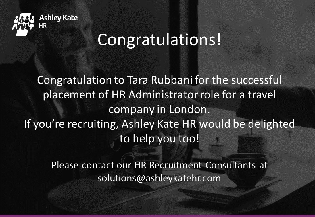 TaraRubbaniHR's tweet photo. Really happy with the successful placement of a HR Manager role for a manufacturing company in Tiverton. #placement #recruitment #ashleykatehr #HRgroups. #CIPD #networking @AshleyKateUK https://t.co/20xpMkocqV