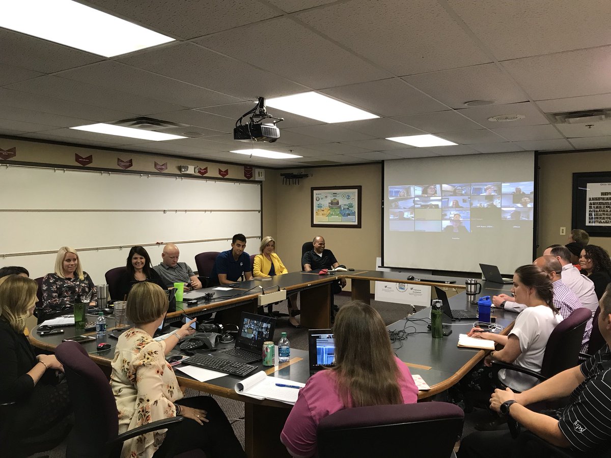 Emerging Leaders New Member Kick-off Call! We are so excited to see our numbers grow. This room plus all the members across the district on the screen... We are just getting started. #emergingleadersohiovalley