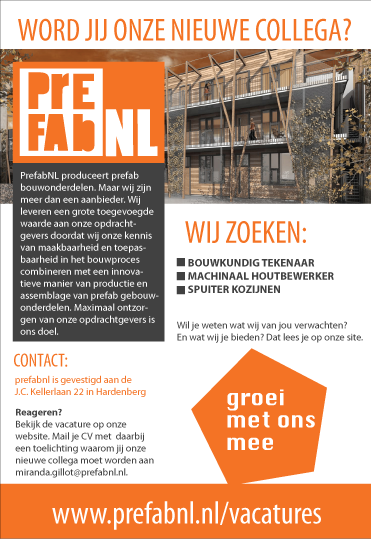 PrefabNL's tweet image. Ben of ken jij onze nieuwe collega's? Wij hebben diverse vacatures waaronder bouwkundig tekenaar en medewerker machinale. Meer info vind je op onze website prefabnl.nl/vacatures/