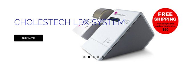 E_Medtek's tweet image. Shop #Cholestech #LDX System for #CholesterolTesting from MedTek. The LDX System measures a complete lipid profile plus glucose and ALT in only 5 minutes from a simple fingerstick. Best Offer! goo.gl/uBbJ6G