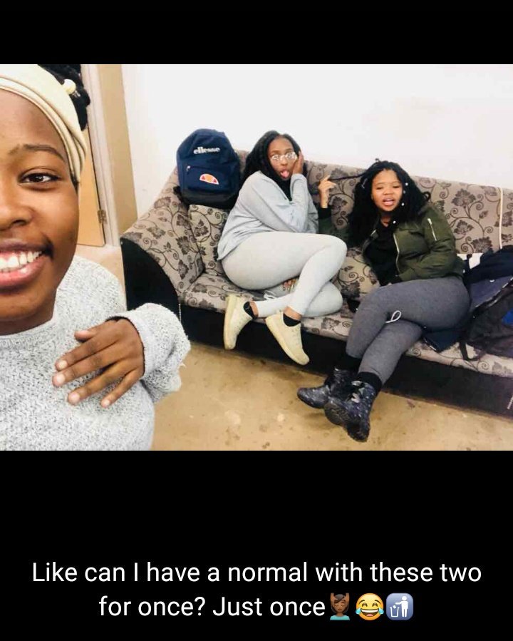 Lungii_ngcobo's tweet photo. We crazy together ๐๐๐God Sent ๐ป๐ฏ๐ฆ
#FridayFeeling
#BraamVibes
#afterClass https://t.co/fRgisVfy4T
