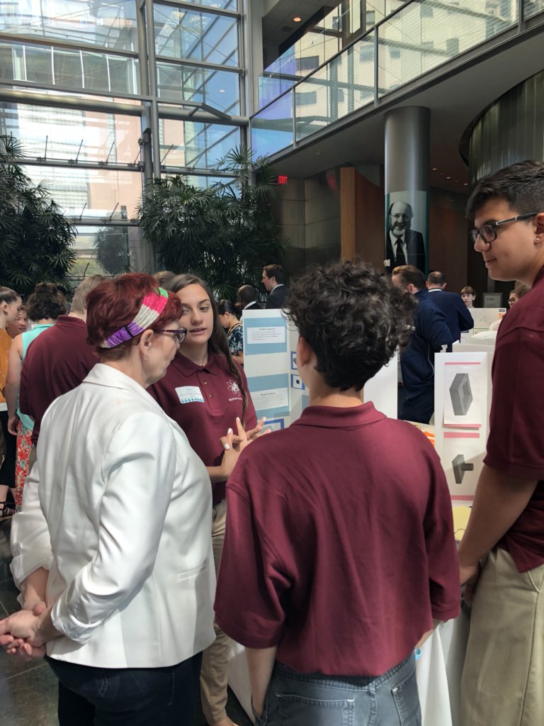 frps_Morton's tweet photo. @Mass_StemHub @PLTW @Boston’sChildren’s @Merck #MSHDesignShowcase #PLTWMA #MortonScholars created therapeutic toy designs for children with CP. wish us luck in today’s competition! @frpsinfo https://t.co/S3LAxwfZLJ