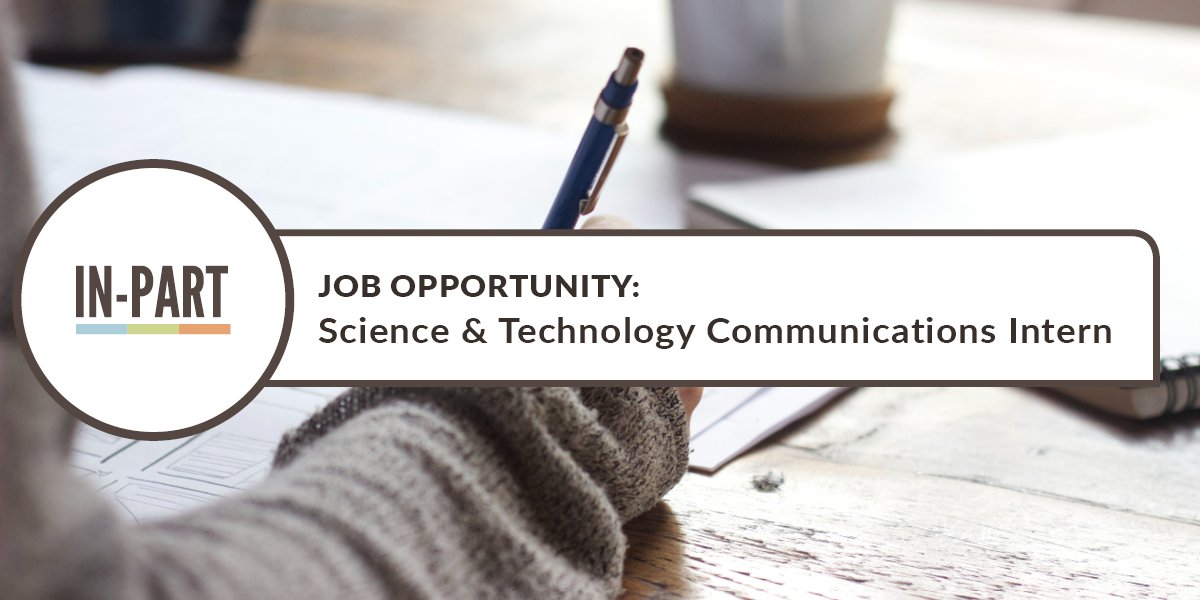 Interested in #science, #innovation, and #techtransfer? We’re looking for a #SciComm intern to join our team in London over the summer. Learn more about the role here: in-part.com/careers | #sciencejob #scicommjob #startupjob