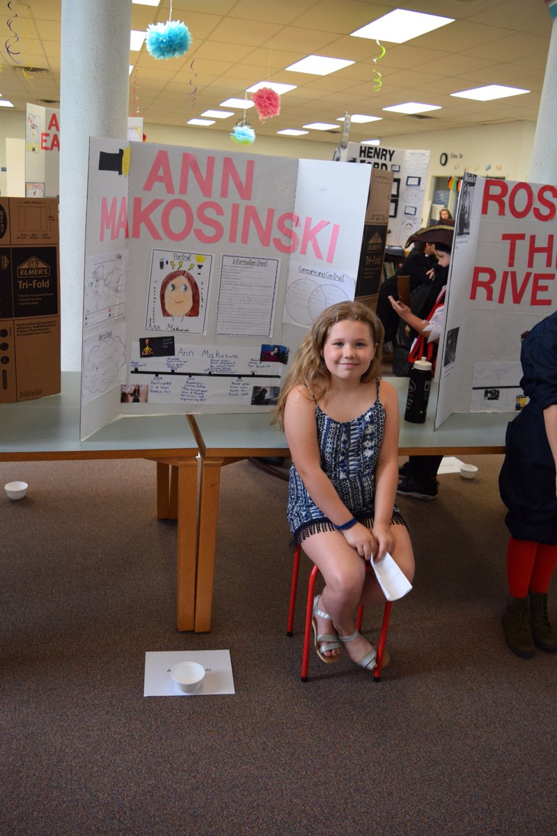 @annmakosinski  I just wanted to share my student representing you in our school wax museum this year.  We both learned so much about you and wanted to thank you for being an inspiration to young people around the world! @BAECinAction @MissFulgenzio  #baecwaxmusuem18