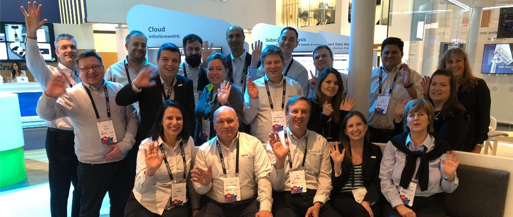 NETSCOUT's tweet image. It takes a lot of Guardians to create a better future. #FBF to #MWC18, seems like it was just yesterday if you ask us.