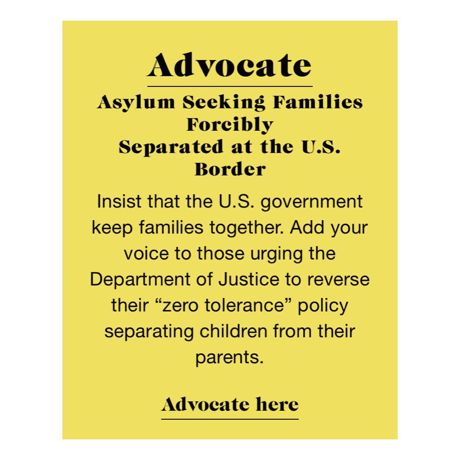 welcomerefugee's tweet photo. Have you sent a letter to your representatives yet concerning the #zerotolerance policy? We made it easy, just click Advocate on our homepage and we will do the rest! #notwithoutmychild #endfamilyseparation #wewelcomrefugees #keepfamiliestogether #radicalhospitality #welcometribe https://t.co/imq5eBHSP0