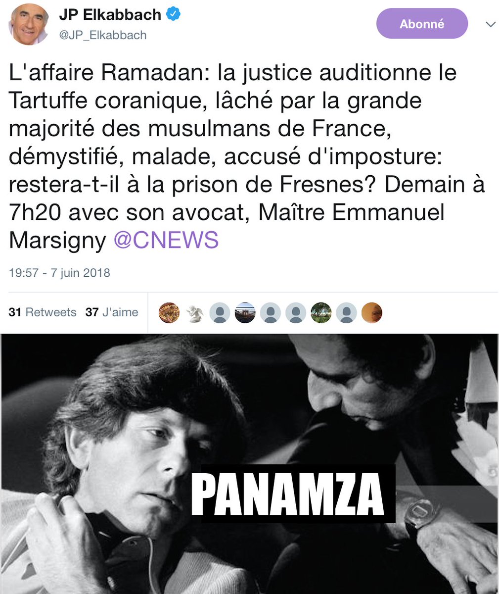 Elkabbach : dur avec Ramadan, tendre avec Polanski