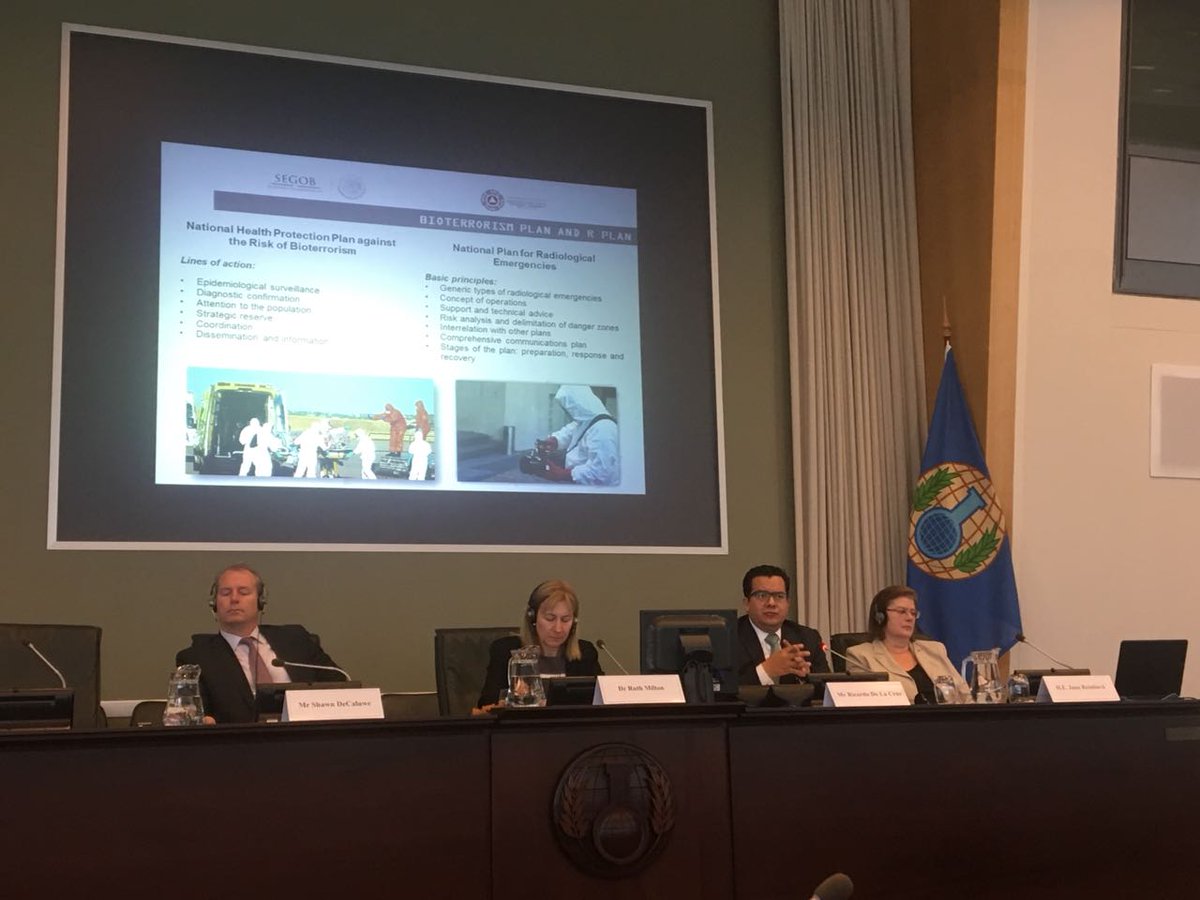 CNPC_MX's tweet photo. .@DelaCruzMusalem participa como ponente en la Conferencia #OPCWCT con el tema Respuesta Nacional a Emergencias QBRE @OPCW @PcSegob @gobmx https://t.co/iJp4VREyN9