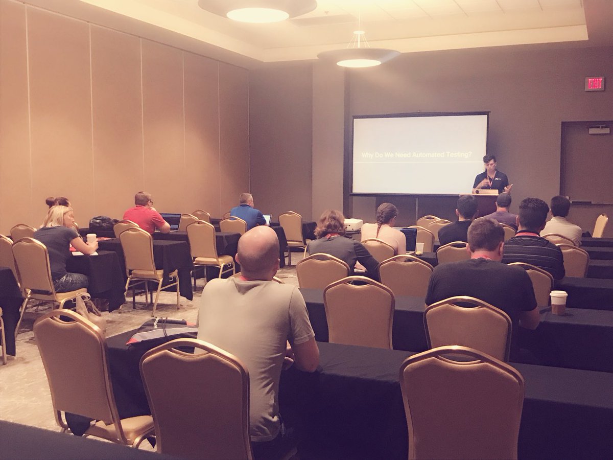 KeyholeSoftware's tweet image. “Reliable and Portable Integration Testing with Spring” with @BillyKorando at #NebrCode #AutomatedTesting #Java #SpringFramework