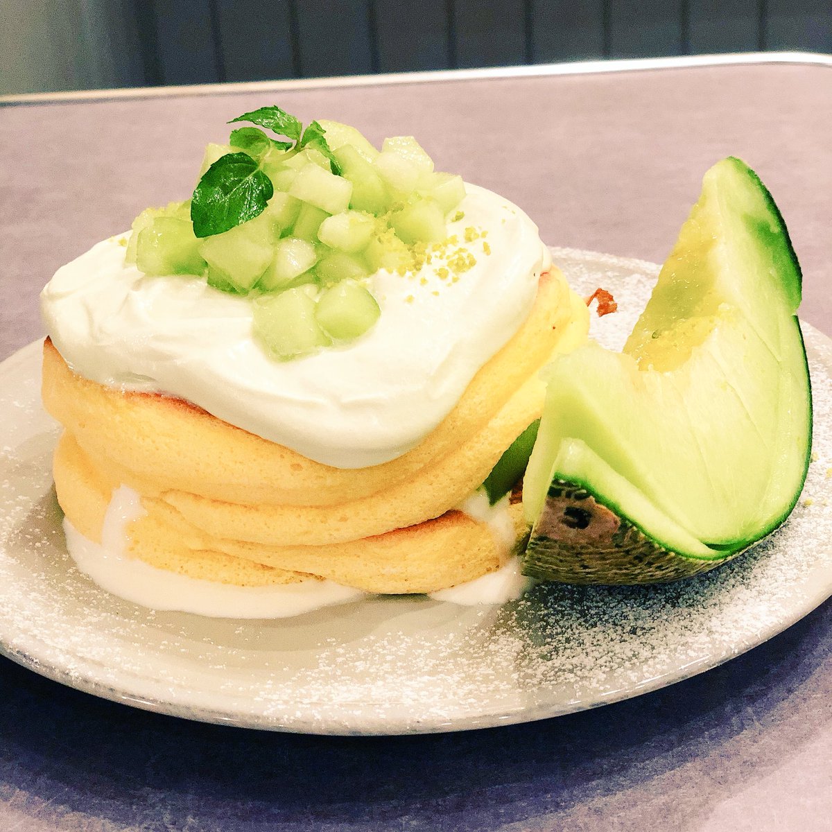 Souther 今日 6月8日 フリッパーズ 自由が丘店 で 奇跡のパンケーキ メロンづくし を食べました フリッパーズ フリッパーズ自由が丘 奇跡のパンケーキ パンケーキ パンケーキ部