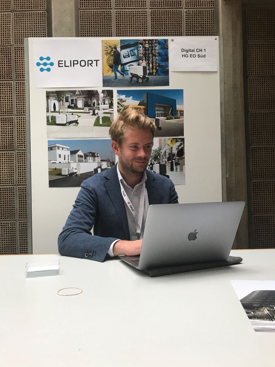 impacthubzurich's tweet photo. On Tuesday, @eliportrobots pitched its future #urbanmobility concept at the @dgt_switzerland Market Entry Bootcamp at @KraftwerkZH. Today, the startup is showcasing its autonomous robots at the @ETH symposium of the @eDays_CH ! More info: https://t.co/RSfl5kFxlm #eDaysETH https://t.co/hSgwSIjQ6j