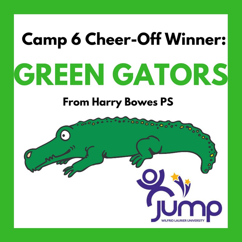 Congratulations to the Green Gators on their cheer-off win last night!