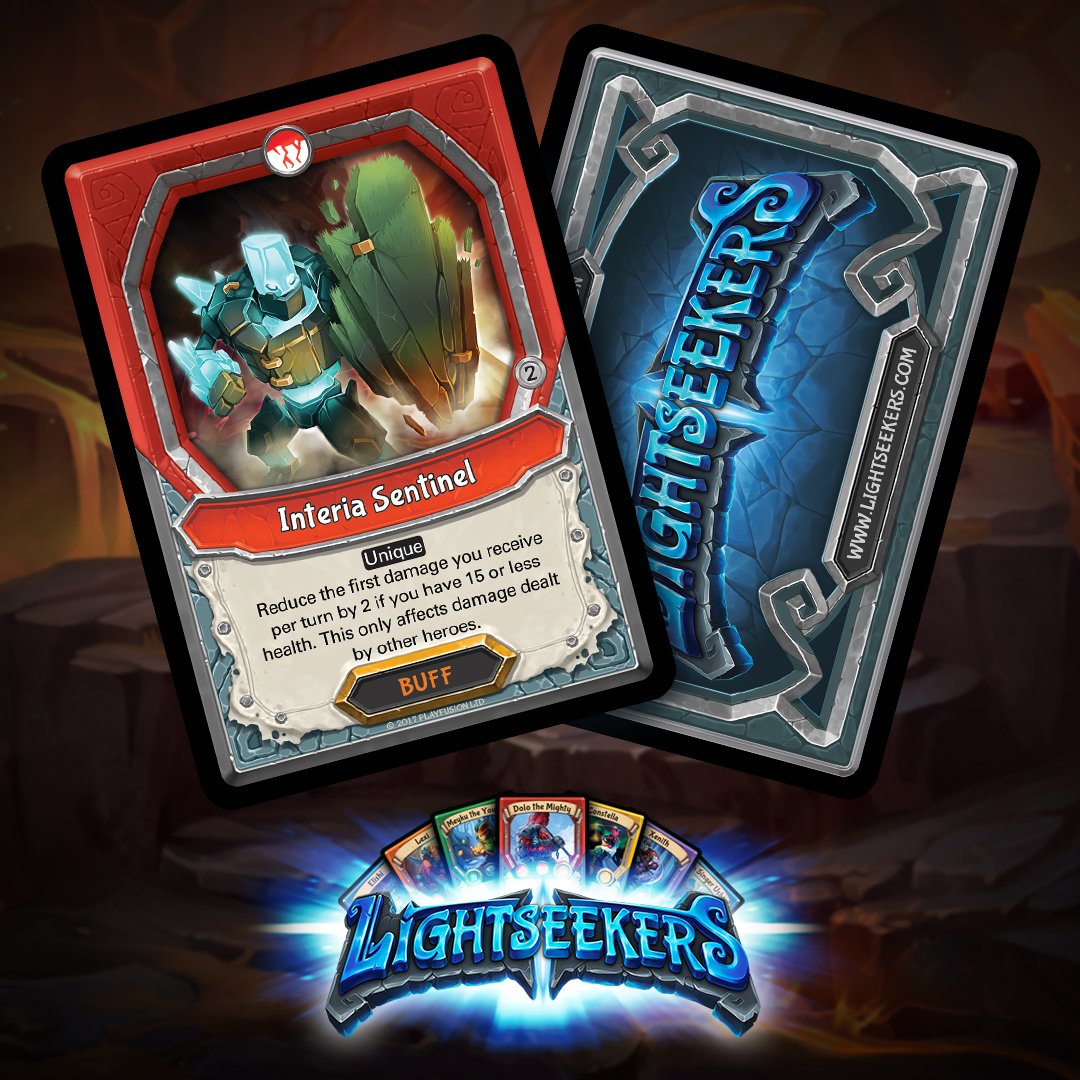 lightseekers's tweet photo. Give yourself a helping hand when your health starts to get low with the Interia Sentinel buff from #LightseekersMythical https://t.co/GkdOSh0Htt
