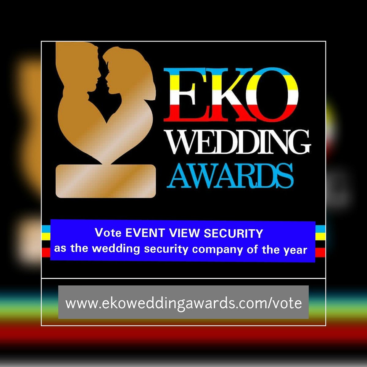 Mercymma123's tweet image. Greetings,kindly vote EVENT VIEW SECURITY as wedding security company of the year,please my people let's do this once again,this award is for you all,here is the link  ekoweddingawards.com/vote. Kindly screenshot after voting. This means so much to us,you can vote just once