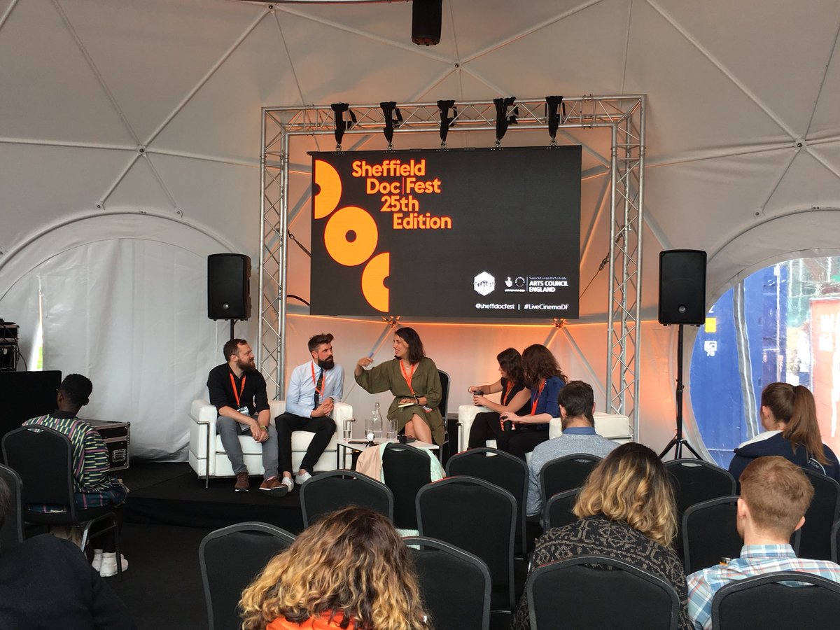The Vestige team are at <a href="/sheffdocfest/">Sheffield DocFest</a>, ready for their Meet the Maker #VestigeVR at The Exchange! Chaired by <a href="/FoSTorg/">FutureOfStoryTelling</a> Katy Yudin