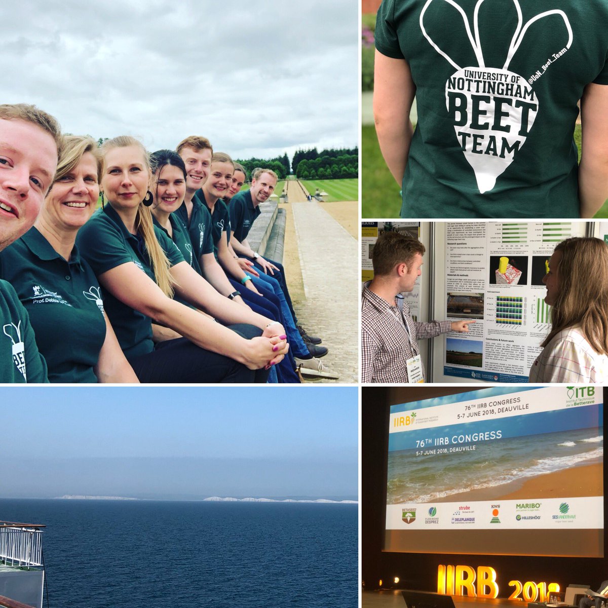 UoN_Beet_team's tweet photo. The entire beet team have now made it back to the UK after a week in France at #IIRB 2018. 
We’ve learnt about cutting edge #sugarbeet research from around the globe and showcased our latest findings from our work in #cropscience @UniofNottingham @UoNBiosciences https://t.co/iOLHYMIUmK