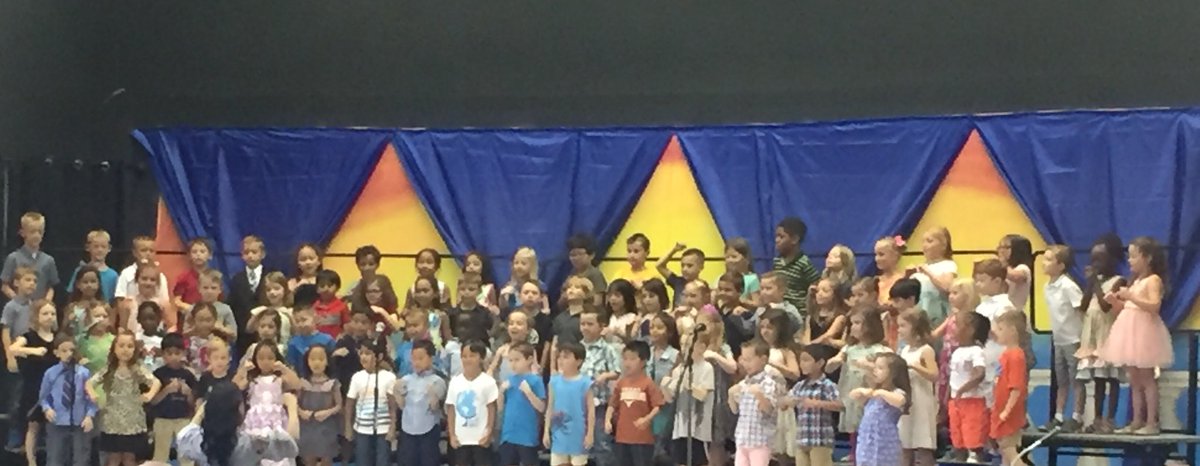 Our kinders celebrated their first year as Cox comets. So proud of them and their amazing teachers! #coxcomets