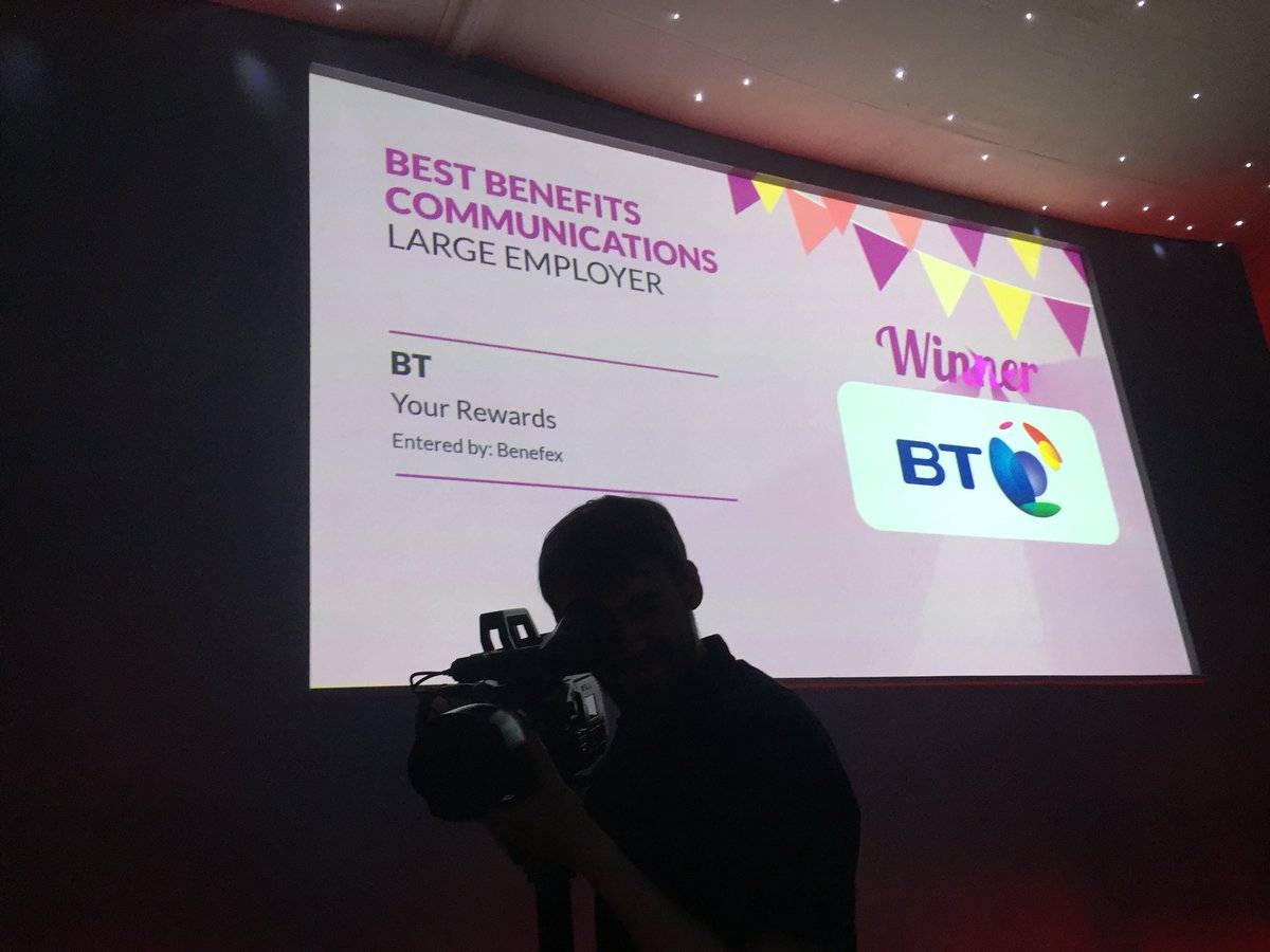 hellobenifex's tweet photo. And @bt_uk win again! This time for Best Benefits communications!! Congratulations 🥇🏆 #EBAwards https://t.co/cqV6RSQ2hP