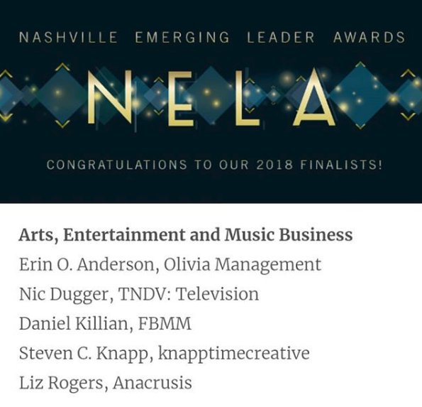 knapptimecreate's tweet image. Creative director @yourknapptime is a Nashville Emerging Leader Awards finalist two years in a row! Thx @ypnashville and @nashchamber!! Proud to see Nic Dugger of @tndv_television and @lizrogersxoxo of @anacrusissongs also in the ranks! #wolfpack #nashville #Leaders #Producer 💪