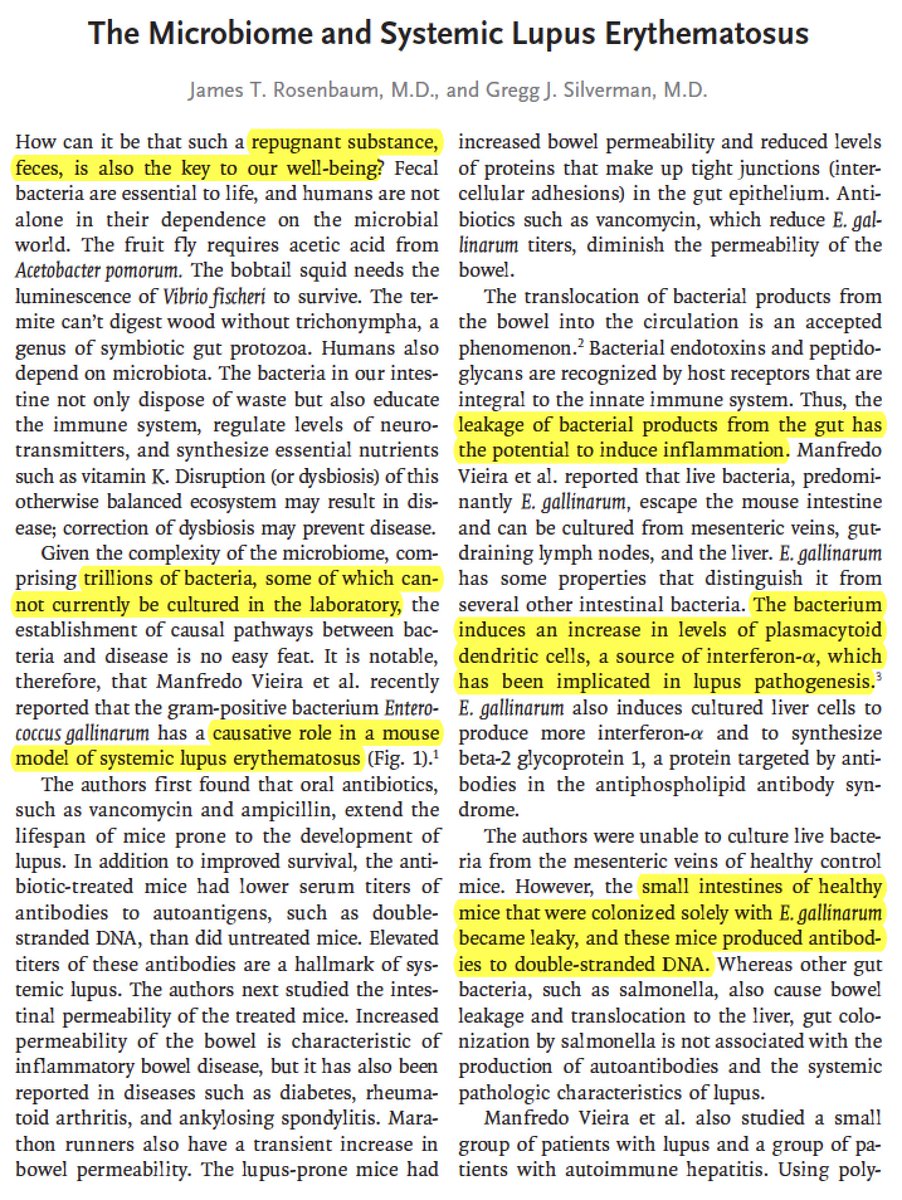 EricTopol's tweet photo. How a gut #microbiome constituent might trigger the autoimmune disease of lupus #SLE https://t.co/OglmtKzV7h @NEJM https://t.co/KyDATbXIRZ