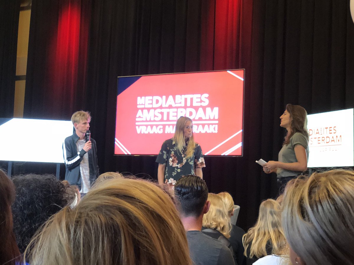 Now on stage #mediabites <a href="/GeraldineKemper/">Geraldine Kemper</a>